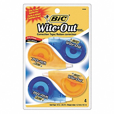 BIC BICWOTAPP418 Correction Tape White PK4