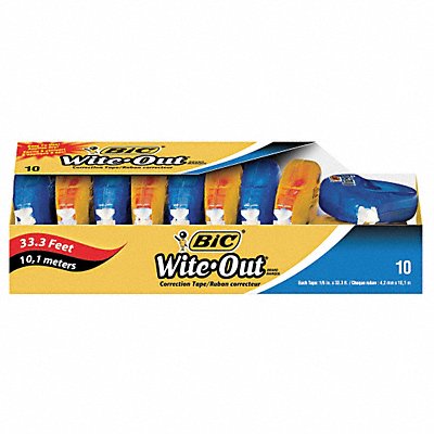 BIC BICWOTAP10 Correction Tape White PK10