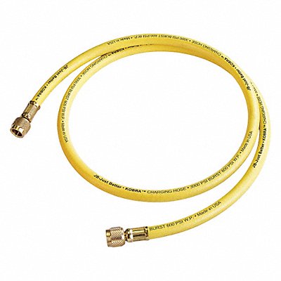 JB INDUSTRIES CL660Y Charging/Vacuum Hose 60 In Yellow