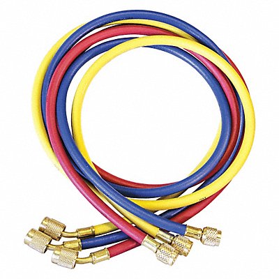 JB INDUSTRIES CCLS72 Manifold Hose Set 72 In Red Yellow Blue