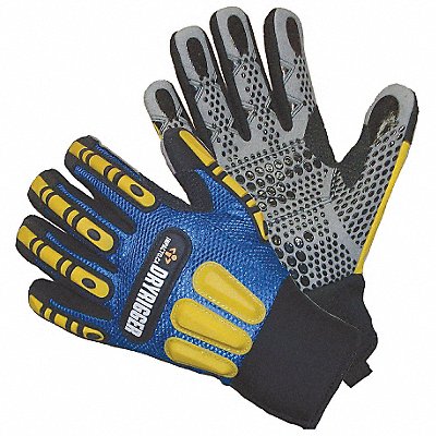 IMPACTO WGCOOLRIGGXXXL Impact Gloves 3XL Blue/Blk/Grey/Yllw PR