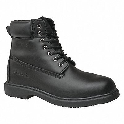 GENUINE GRIP 716075W 6-Inch Work Boot W 7 1/2 Black PR