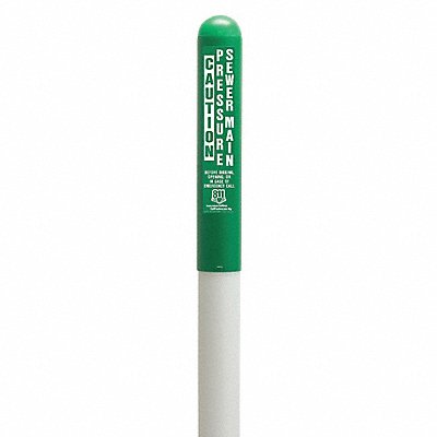 TAPCO 113781C Utility Dome Marker 66 in H Green/White