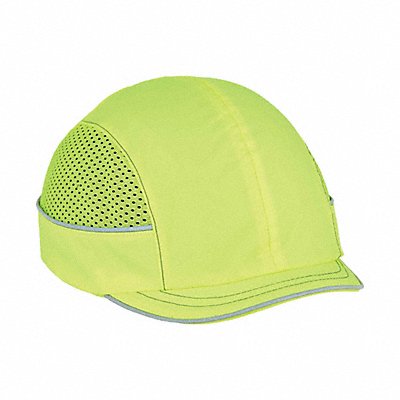 35YZ38 SKULLERZ BY ERGODYNE 8950 H9899 Bump Cap Baseball Hi-Vis Green
