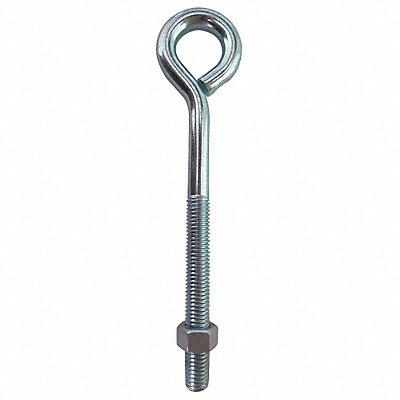GRAINGER U174200250150 RT EYE BLT ZP Nut Shank D 1/4 in PK10
