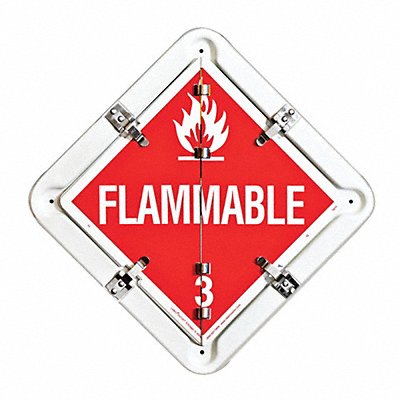 LABELMASTER 818WFO Full Frame Flip Placard Holder 13-1/2 H