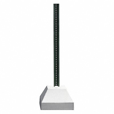 TAPCO 37300888 Concrete Base w/U-Channel Post 250 lb