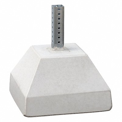 TAPCO 37300919 Concrete Base w/Square Post Sleeve