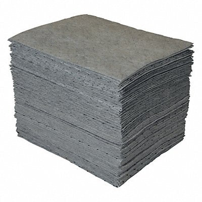 CONDOR 35ZP89 Absorbent Pad Universal Grey PK100