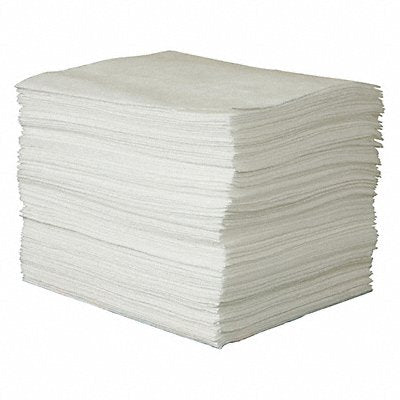 CONDOR 35ZR04 Absorb Pad Oil-Based Liquids White PK100