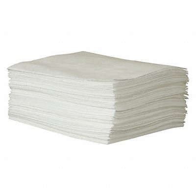 CONDOR 35ZR10 Absorb Pad Oil-Based Liquids White PK50