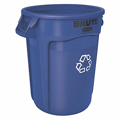 RUBBERMAID COMMERCIAL PRODUCTS FG262073BLUE Recycling Receptacle Blue 20 gal.