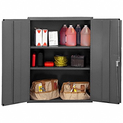 DURHAM MFG 360095 Storage Cabinet 48 x36 x18 Grey 2Shlv