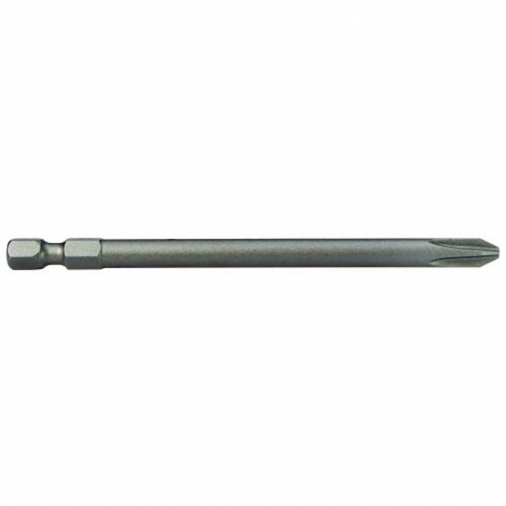 APEX TOOL GROUP SD1474D Bit 1/4 Hex Pwr Dr #2 Ph 4 1/2 114Mm Oal