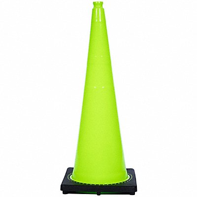 GRAINGER RS90045CTLIME Traffic Cone 10 lb Lime Cone Color