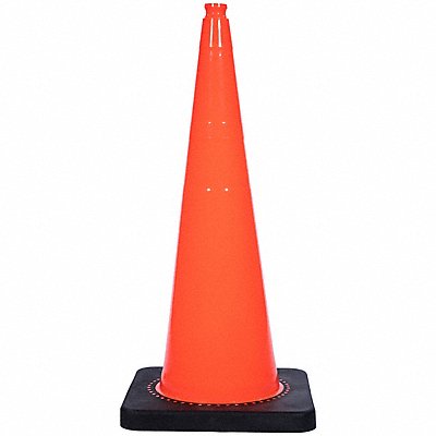 GRAINGER RS90070CT Traffic Cone 12 lb Orange Cone Color