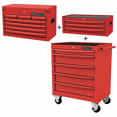 WESTWARD 361LM8 Drawers Rolling Cabinet