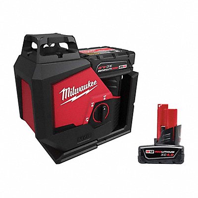 MILWAUKEE 36312100000000 M12 Single Plane Laser + XC4.0 Battery