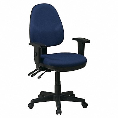 OFFICE STAR 36427225 Desk Chair Fabric Navy 15-20 Seat Ht