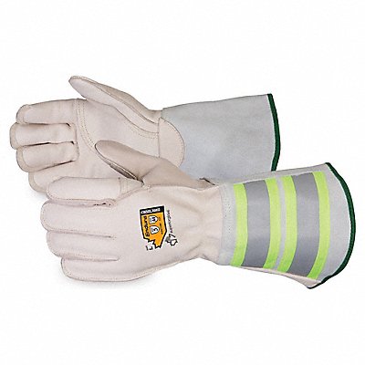SUPERIOR GLOVE 365DLX6KGXL Leather Gloves White Glove Size XL PR