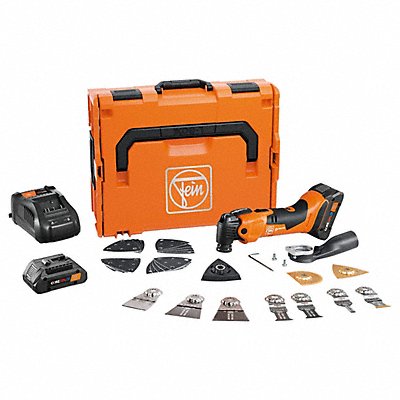 FEIN AMM500PLUSTOP4AhPCASN09Set18V Cordless Oscillating Multi-Tool 2.9 lb