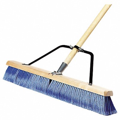 FLO-PAC 367382TC14 Fine Sweep 24 W Plastic Bristle Blue