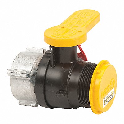 BANJO W230237 Manual 2-Way Ball Valve Polypro