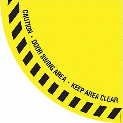 VISUAL WORKPLACE INC. 6016093333C465 Floor Sign 33 x 33 Door Swing