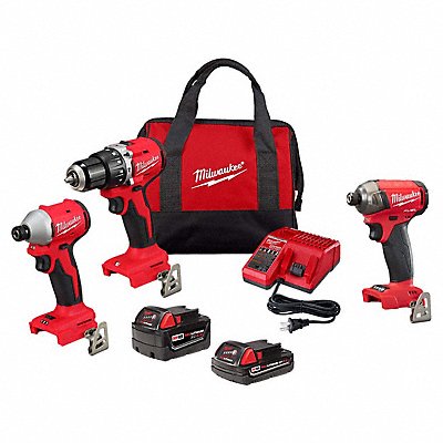 MILWAUKEE 369322CX276020 M18 Compact Combo Kit + M18 SURGE Driver