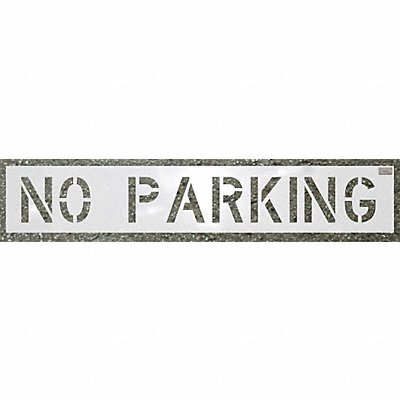 C.H. HANSON 70000 Stencil No Parking 10 x 36 In.