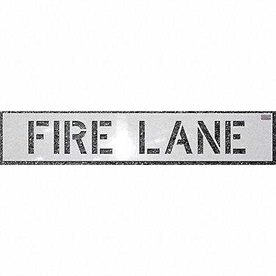 C.H. HANSON 70030 Stencil Fire Lane 4 x 3 In.