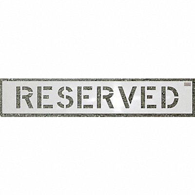 C.H. HANSON 70040 Stencil Reserved 6 x 4 In.