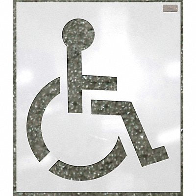 C.H. HANSON 70343 Stencil Handicap Symbol 39 x 39 In.