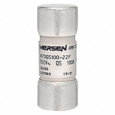 MERSEN A70QS10022F Semiconductor Fuse 100A A70QS 690VAC