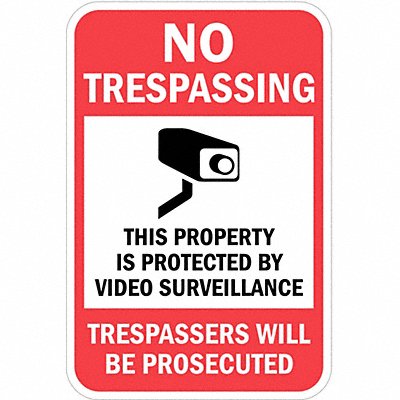 LYLE T11074EG12x18 Property Sign 18 in x 12 in Aluminum