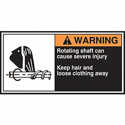 ACCUFORM LECN372 CEMA Label 2 1/2 in x 5 in Vinyl PK5