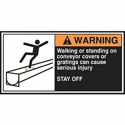 ACCUFORM LECN367 CEMA Label 2 1/2 in x 5 in Vinyl PK5