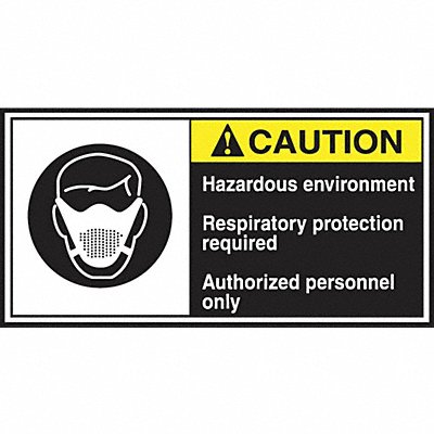 ACCUFORM LECN684 CEMA Label 2 1/2 in x 5 in Vinyl PK5