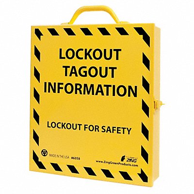 ZING 6058 Lockout Document Case Unfilld Electrical