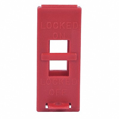 ZING 6064 Wall Switch Lockout Red 3/8 in Dia.