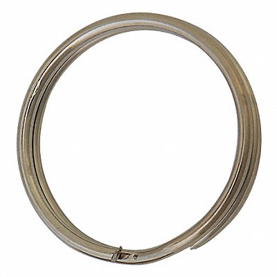HY-KO PRODUCTS KB109 Split Key Ring 1-1/2 in Tempered Steel