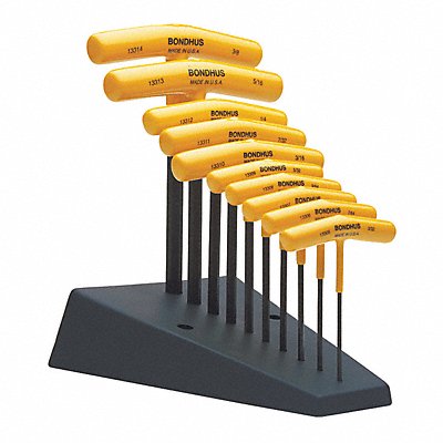 BONDHUS 13390 Bondhus Hex T Handle Set