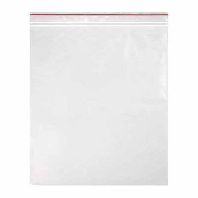 MINIGRIP RED LINE MGRL2P1215 Reclosable Poly Bag Zip Seal PK1000