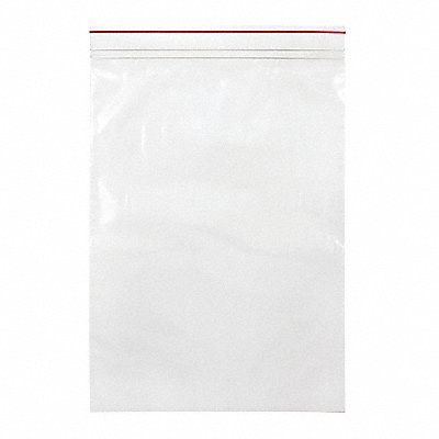 MINIGRIP RED LINE MGRL2P1318 Reclosable Poly Bag Zip Seal PK1000
