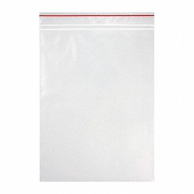 MINIGRIP RED LINE MGRL4P0810 Reclosable Poly Bag Zip Seal PK1000