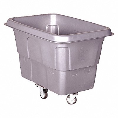 GRAINGER 36FK90 Cube Truck MDPE Grey 11.9 cu ft.