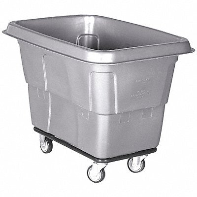 GRAINGER 36FL10 Cube Truck MDPE Grey 8.0 cu ft.