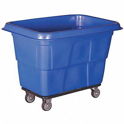 GRAINGER 36FL14 Cube Truck MDPE Blue 11.9 cu ft.