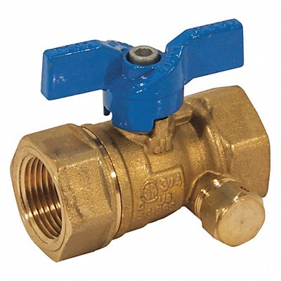 JOMAR VALVE 102304 Manual 2-Way Ball Valve IPS Brass