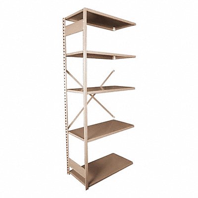 EQUIPTO 663Y5APY Metal Shelving Cap 500 lb 18inx84inx42in